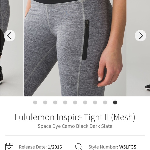 lululemon athletica Gray and Black Leggings - Picture 7 of 14